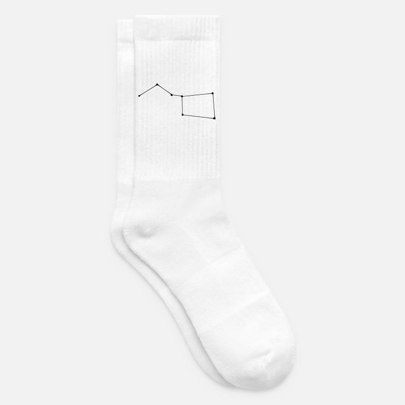 Constellation de la Grande Ourse - Chaussettes de tennis - blanc