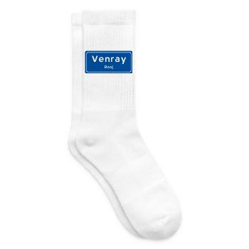 Ortsschild von Venray - Tennissocken - Weiß - Rechts