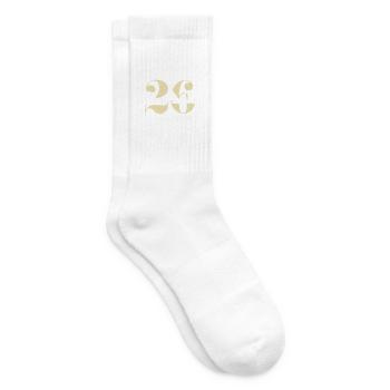 Dad 26 Baby Dad Father's Day Gift Dad 2026 - Tennis socks - white - Right