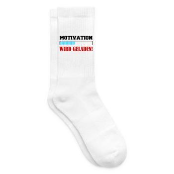 motivation_wird_geladen- - Tennissocken - Weiß - Rechts