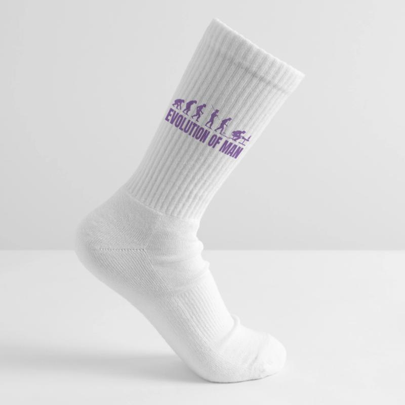 Programmeur Computer Freak Evolution Rétro Chaussettes de tennis