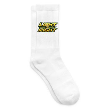 Light is right - Chaussettes de tennis - blanc - Droite