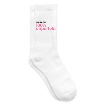 Hundert Prozent Unperfekt - Tennissocken - Weiß - Rechts