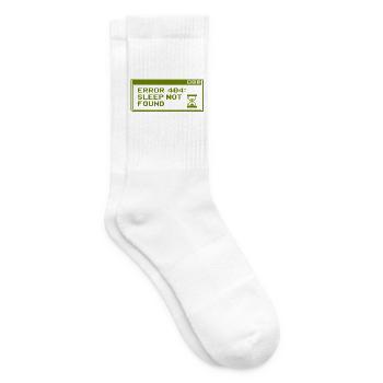 404 Schlaf NichtGefunden - Tennissocken - Weiß - Rechts