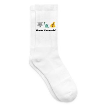 Wolf Freedom and Profit – rate mal, was ist der Film? - Tennissocken - Weiß - Rechts