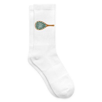 Kescher Angeln Fisch Icon - Tennissocken - Weiß - Rechts