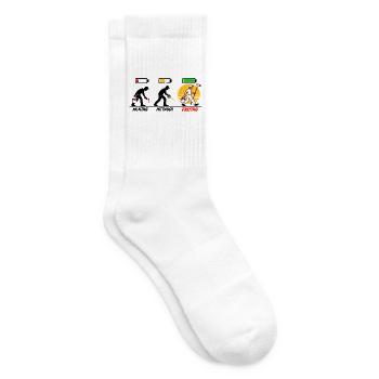 Maler wissen, warum Freitag der beste Farbton ist - Tennissocken - Weiß - Rechts
