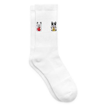 Lucky Dog - Tennissocken - Weiß - Rechts