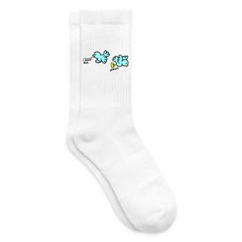 when birds fart - Tennissocken - Weiß - Rechts