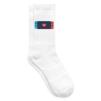 Changer d'amour - Chaussettes de tennis - blanc - Droite