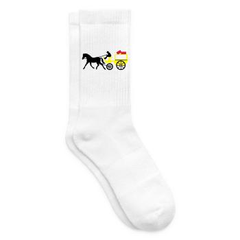 postkutsche post transport - Tennissocken - Weiß - Rechts