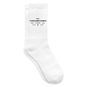 Bester Fahrradmechaniker - Tennissocken - Weiß - Rechts