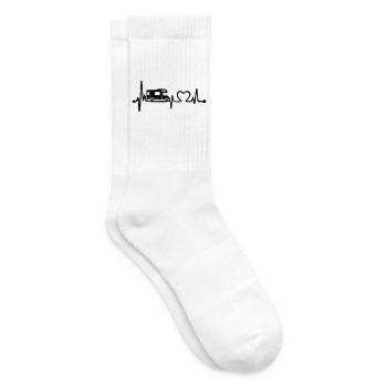 my heart for motorhomes - Tennis socks - white - Right