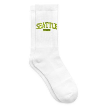 Seattle Washington Schriftzug - Tennissocken - Weiß - Rechts