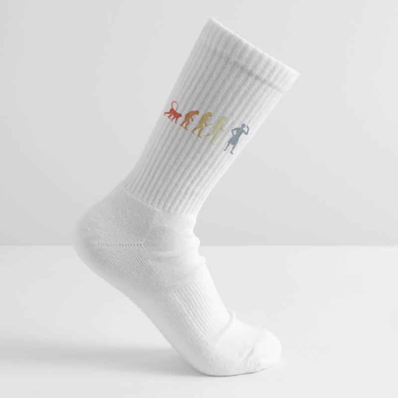 Evolution Amateurs de crème glacée Chaussettes de tennis