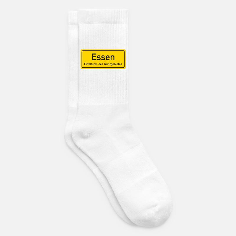 Essen place name germany - Tennis socks - white