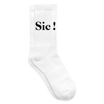 Sic! - Tennissocken - Weiß - Rechts