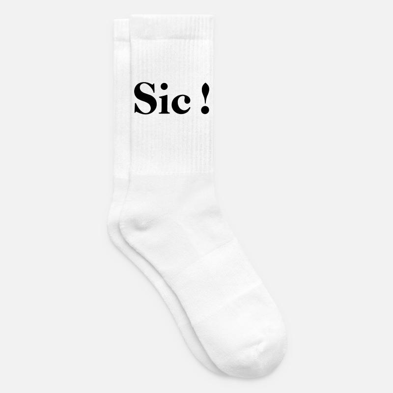 Sic! - Chaussettes de tennis - blanc