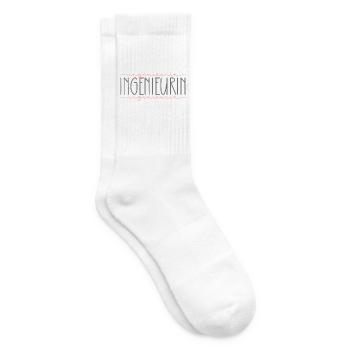 Ingenieurin Geschenk Ingenieur Studium Beruf - Tennissocken - Weiß - Rechts