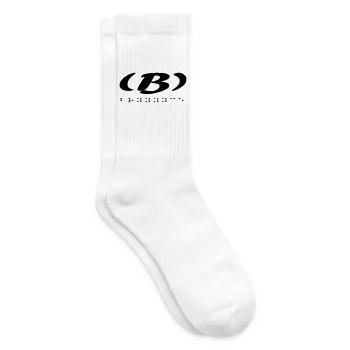 Design abstrait floral en dégradé pastel - Chaussettes de tennis - blanc - Droite