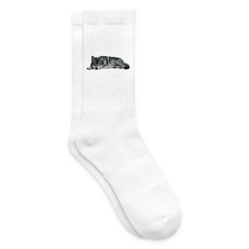 wolf - Tennissocken - Weiß - Rechts