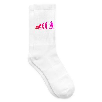 Floorball motif for real lovers - Tennis socks - white - Right