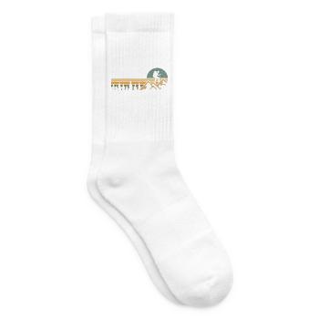 Alpen Berge Wandern Outdoor Wanderung Hiking - Tennissocken - Weiß - Rechts
