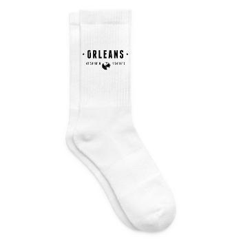 Orleans France Coordonnées Gps Globe - Chaussettes de tennis - blanc - Droite