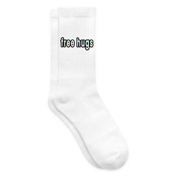 Kostenlose Umarmungen - Tennissocken - Weiß - Rechts