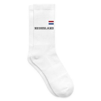 Niederlande Trikot Look - Holland – NEDERLAND - Tennissocken - Weiß - Rechts