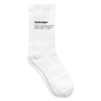 Siebträger Kaffee Spruch - Tennissocken - Weiß - Rechts
