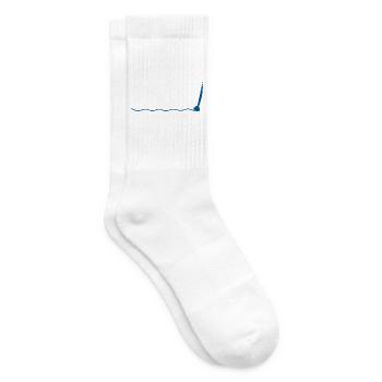 Segeln Segelboot Geschenk - Tennissocken - Weiß - Rechts