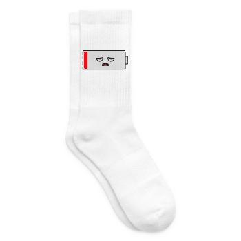 Niedrige Batteriemischung - Tennissocken - Weiß - Rechts