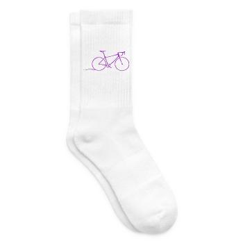 bicycle pink Rennrad - Tennissocken - Weiß - Rechts