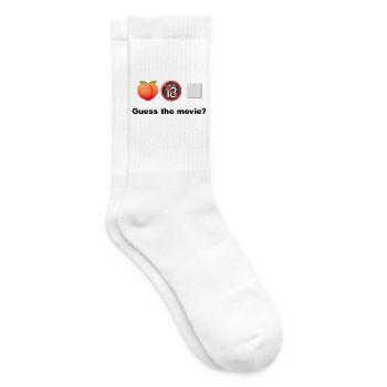 Peach ohne 18+ Quadrat Rate den Film oder den Film - Tennissocken - Weiß - Rechts