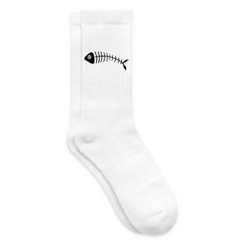 fish - Tennis socks - white - Right