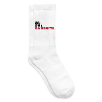 Guitare - Chaussettes de tennis - blanc - Droite