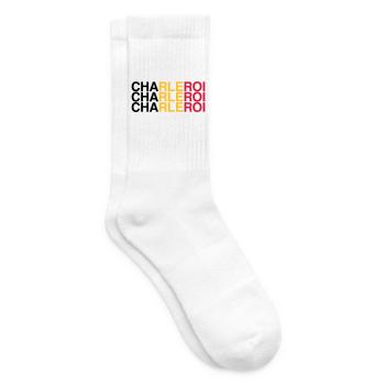 CHARLEROI Belgium Belgium Flag - Tennis socks - white - Right