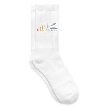 Vintage Trampoline Jumper Evolution - Tennis socks - white - Right