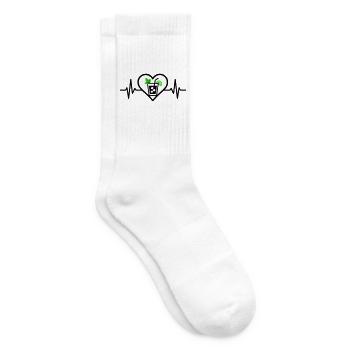 Cocktail apéritif Mojito Heart - Chaussettes de tennis - blanc - Droite