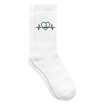 Heart Sailing – Passion Boat - Tennis socks - white - Right