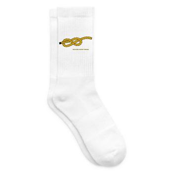Eight Knots - Knot Ship Captain Sailing Anchor - Tennis socks - white - Right