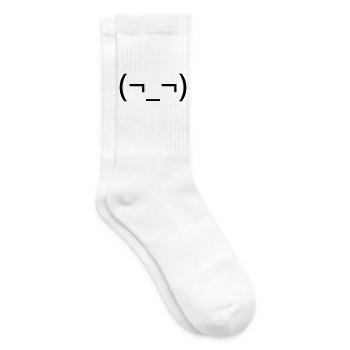 Émote d’agacement de la Garde Latérale Sèche (¬_¬) - Chaussettes de tennis - blanc - Droite