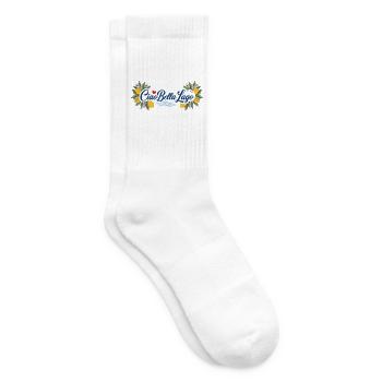 Ciao Bella Lago Zitronen - Tennissocken - Weiß - Rechts