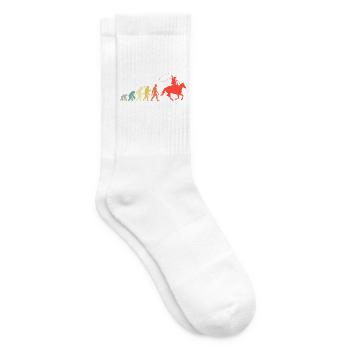 Cowboy Evolution Western Stil Wilder Westen Rodeo - Tennissocken - Weiß - Rechts