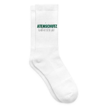 Kleiner Löscher – Kinder Feuerwehr Shirt - Tennissocken - Weiß - Rechts