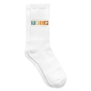 Kann Nicht Ich Habe Volleyball Für Volleyballer - Tennissocken - Weiß - Rechts
