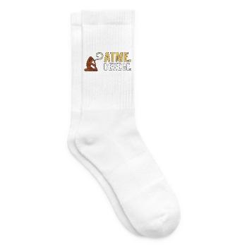 Atme. Bewege. – Rutschfeste Yoga-Fans – Yoga. - Tennissocken - Weiß - Rechts