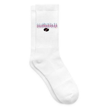 Mein Sozialakku ist leer - Tennissocken - Weiß - Rechts