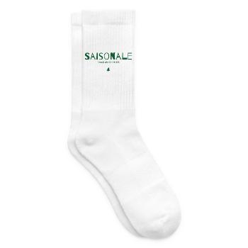 Saisonale Instabilität – Weihnachtsstatement - Tennissocken - Weiß - Rechts